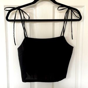 Brandy Melville satin crop top